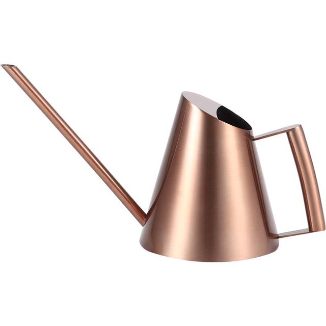 Household Stainless Steel Watering Can Pot Garden Green Plant Flower Watering Kettle BronzeS