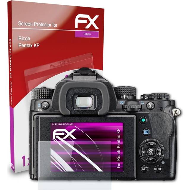 Atfolix glass protector for ricoh pentax kp 9h hybrid-glass