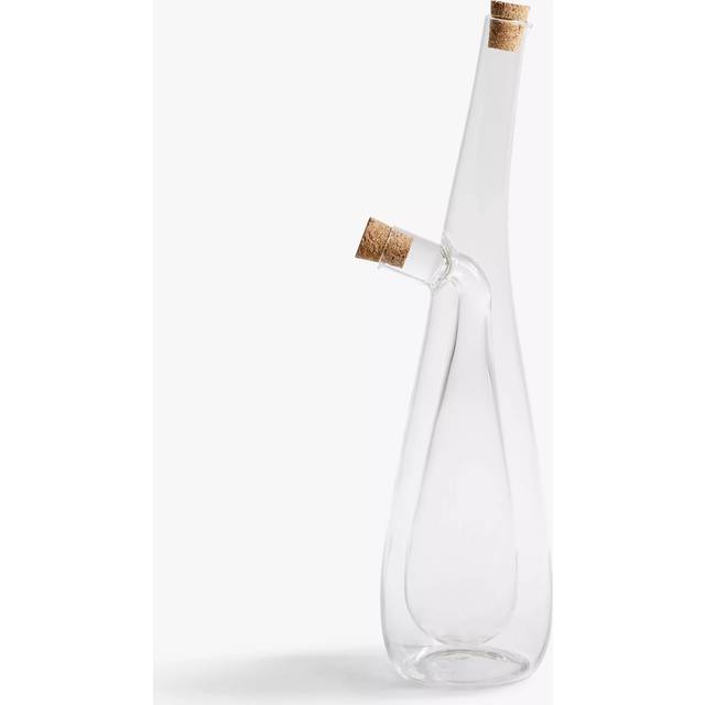 John Lewis Glass Oil & Vinegar Drizzler, Clear/Natural