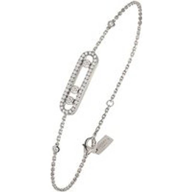Messika Baby Move Pavé 18ct White Gold Diamond Bracelet