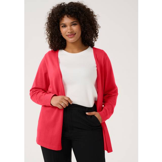 KAFFE Curve Farsia Open Neck Cardigan