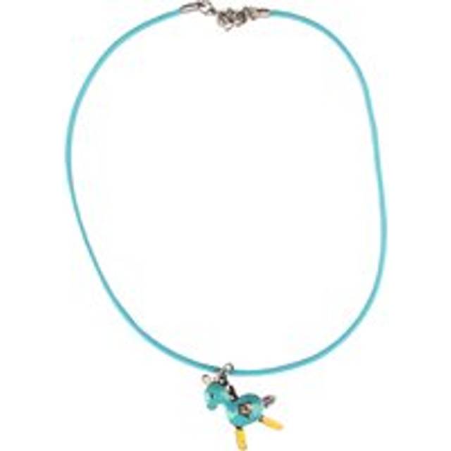 Women's necklace Red Horse Pony - Bleu