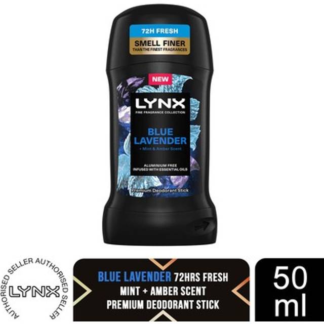 Lynx Fine Fragrance Blue Lavender 72hr Premium Deodorant Stick 50ml