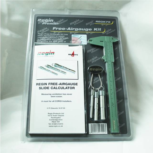 Regin regk75 free airgauge slide calculator kit vernier - sealed