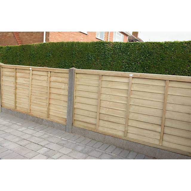 Forest Garden 6Ft X 4Ft (1.83M X 1.22M) Pressure Treated Superlap Fence Panel - Pack Of 5 - One Size