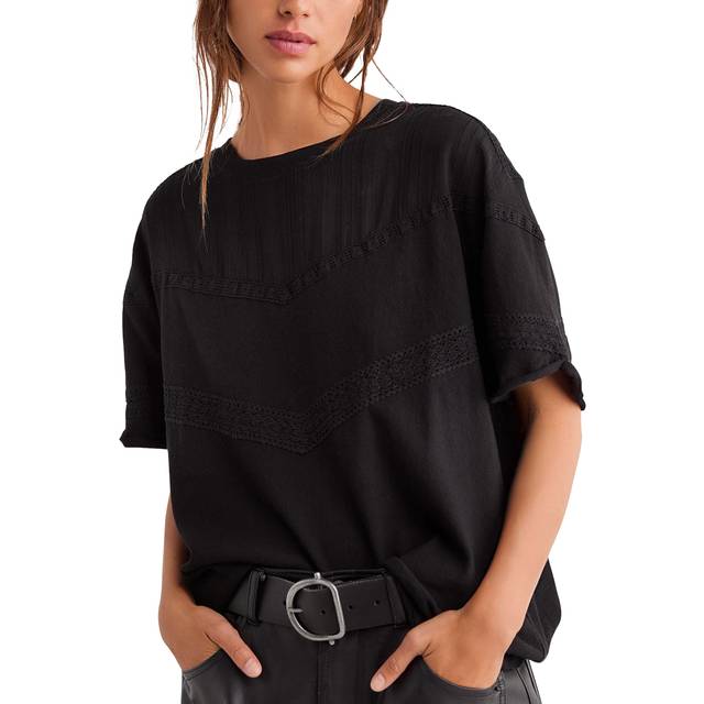 We The Free Dorothy Tee in Black, Size: Large