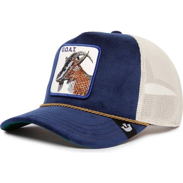 Goorin Bros. - Blå trucker Keps - Sapphire Goat Velvet Jewel Tones Blue A-Frame Trucker @ Hatstore