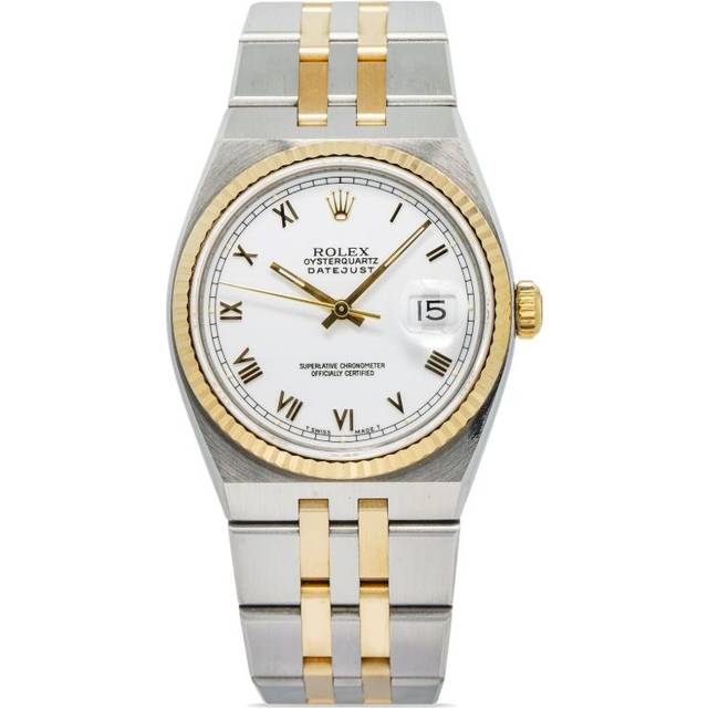 Rolex Datejust in stainless steel and white gold 14k Ref: Rolex - 16014 Circa 1987