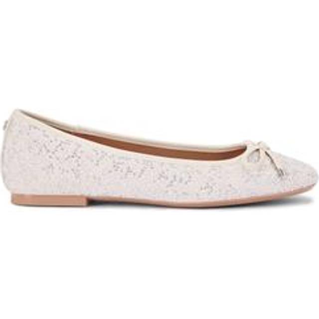 Carvela Perla Embellished Ballerina Pumps, Blush
