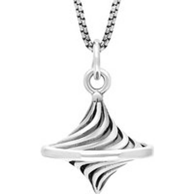 Sterling Silver Spinning Top Pendant