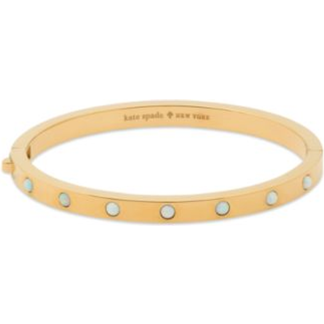 Kate Spade New York Gold Set in Stone Opal Bangle - Gold - 6cm