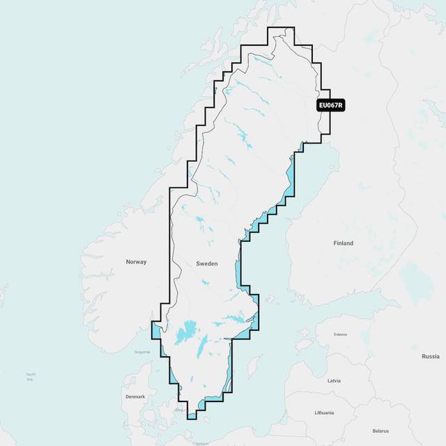 Elektroniskt sjökort Navionics Platinum+ EU067R - Svenska sjöar