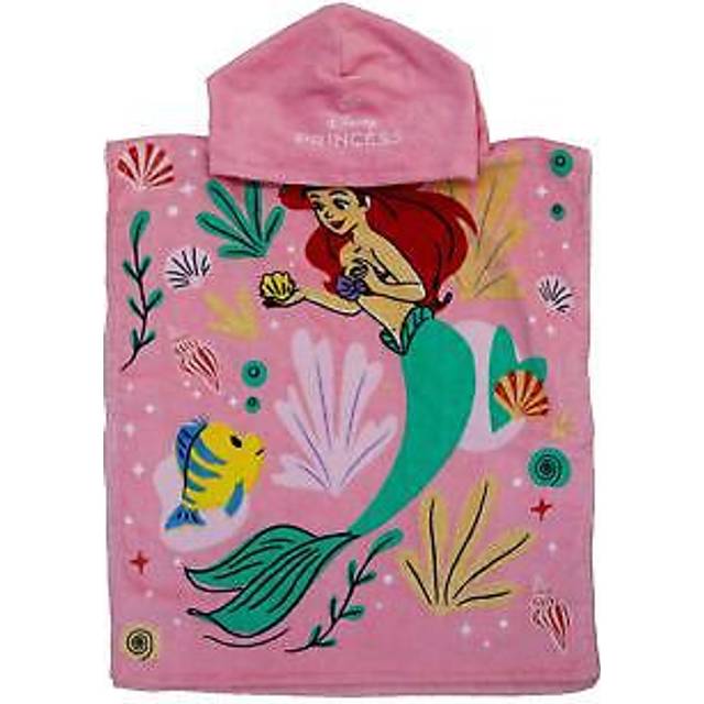 Disney Princess Ariel and Moana Hooded Towel Poncho