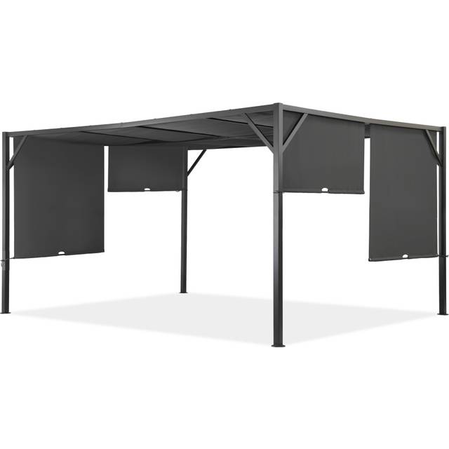 Pergola i metall Santorini 3 x 3 m antracit Garden Point