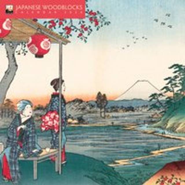 Japanese Woodblocks Mini Calendar 2026
