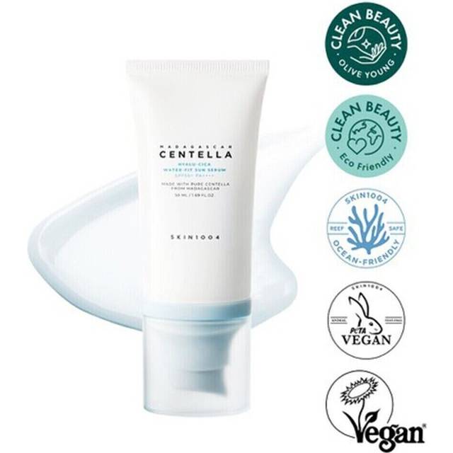 Skin1004 madagascar centella hyalu-cica water-fit sun serum spf50 pa++++ 50ml