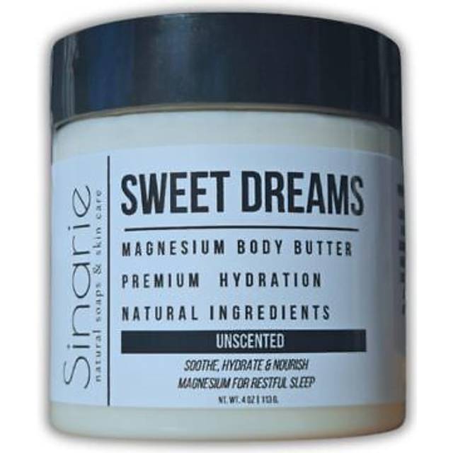 Sweet Dreams Magnesium Emulsified Body Butter 4 oz 1 Count  Mango Butter  Premium Magnesium Oil  Natural Ingredients  Magnesium Lotion