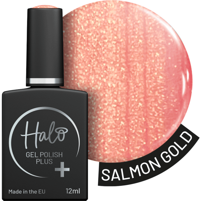 Halo Gel Polish Plus Salmon Gold 12ml