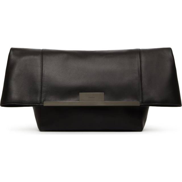 LARGE CLUTCH IN NATURAL LEATHER - Max Mara - Woman - Black (OS)