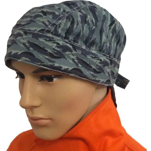 Flame-retardant Cloth Welding Cap Flame-retardant Anti-hot Anti-splash Heat Insulation Breathable multicolour