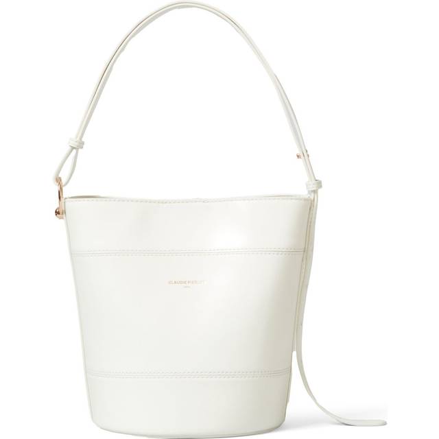 Claudie Pierlot - Solveig leather bucket bag - women - Calf Leather - One Size - White