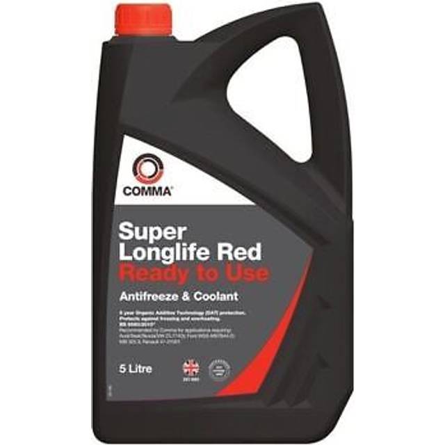 Comma super longlife red antifreeze & coolant - ready to use - 5 litre