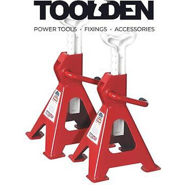 Sealey Axle Stands (Pair) 2-Tonne Capacity Per Stand Ratchet Type