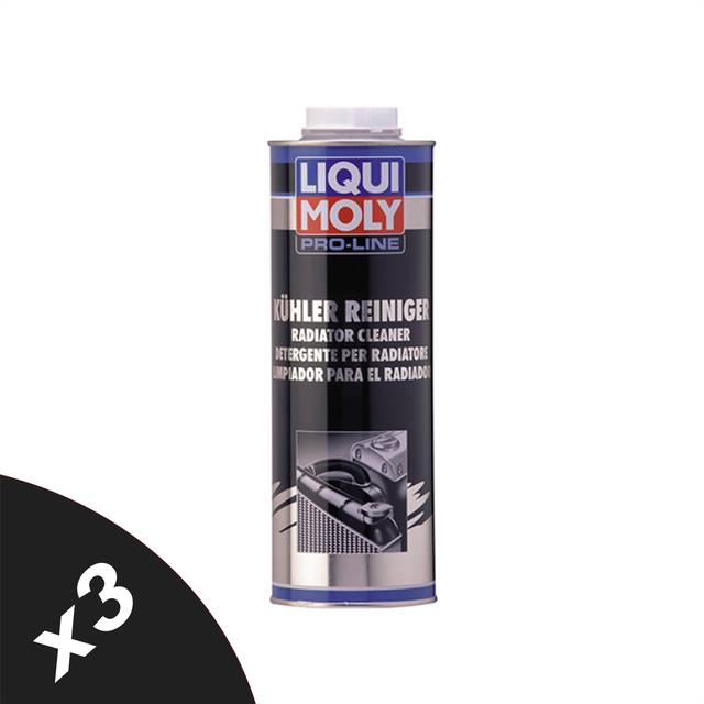 Liqui Moly 5189  Pro-Line Radiator Cleaner Coolant System Flush  3x1L