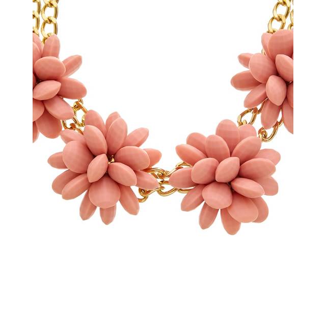 Carolina Herrera Resin Flower Necklace