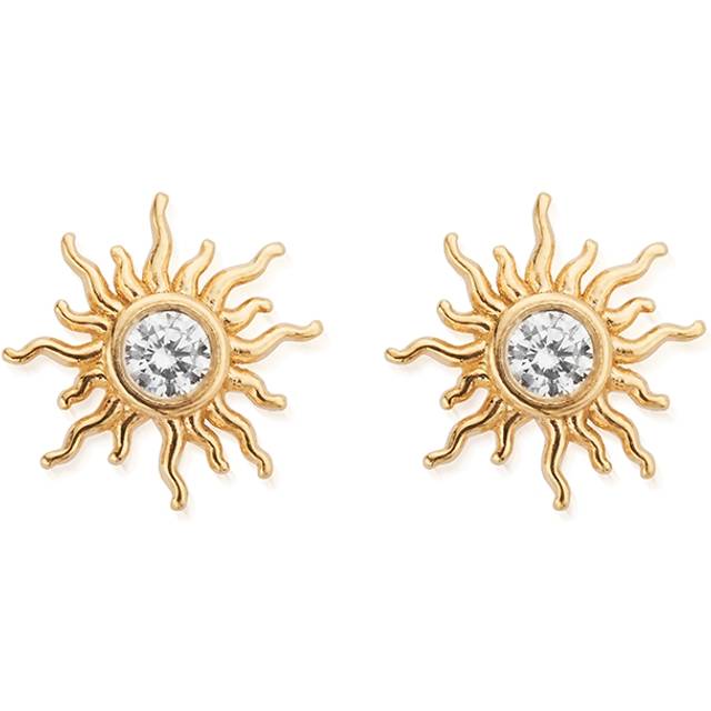 ChloBo Gold Sunrise Glow Studs - Gold