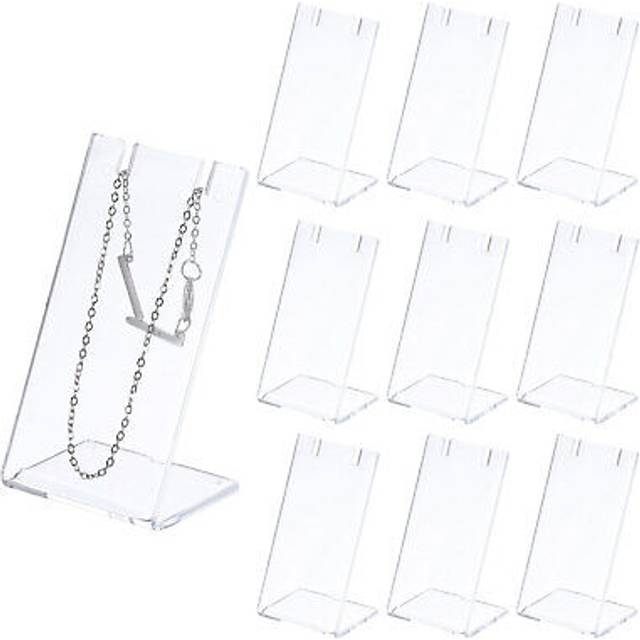 10pcs plastic earring holder, earring display stands, clear