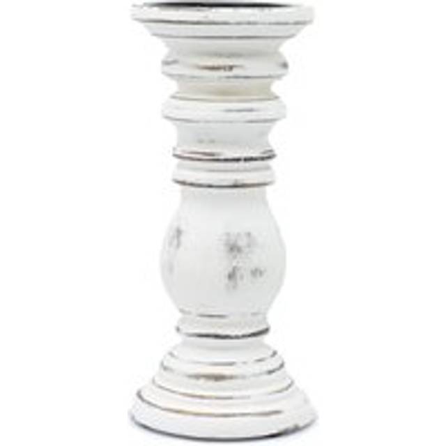 Classic Candle Stand - Whitewash - Small