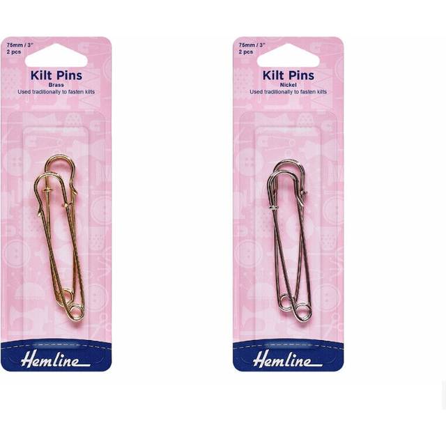 Hemline Kilt Pins Silver