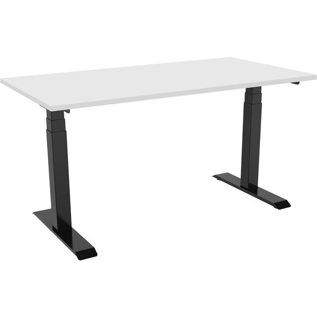 celexon elektriskt höjdjusterbart skrivbord Professional eAdjust-58123 - svart, inkl. bordsskiva 125 x 75 cm