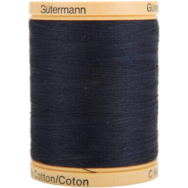 Gutermann Natural Cotton Thread Solids 876yd-Midnight Blue 800C-6210