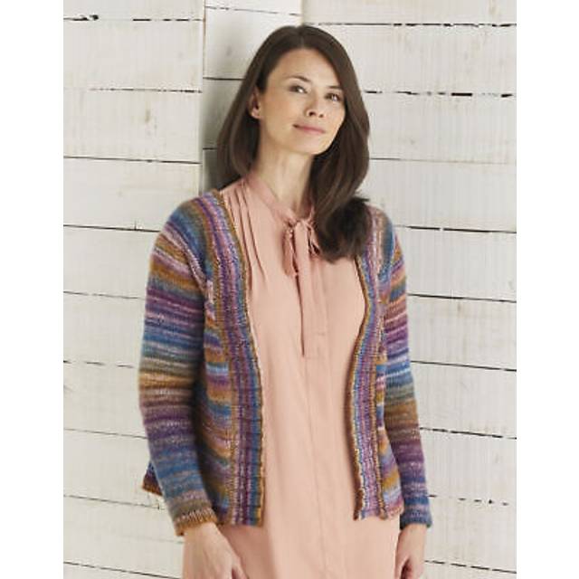 Sirdar Jewelspun Aran Moon & Stars Cardigan 10727 Crochet Pattern Download