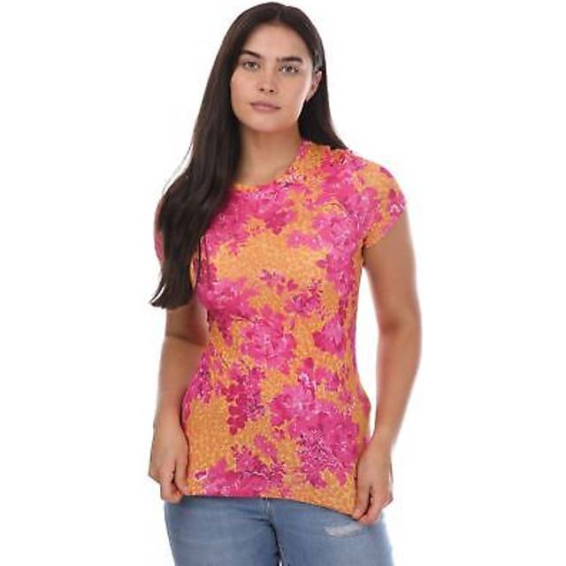 Ted Baker Womens Melias Metropolis T-Shirt in Yellow Cotton - Size 6 UK