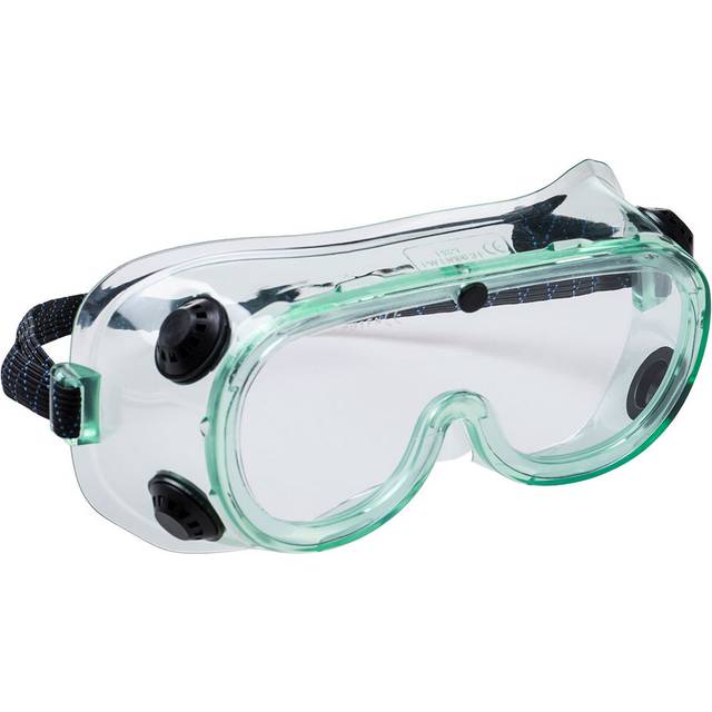 Portwest Chemical Goggles PS21 Clear One Size Colour: Clear, Size: One
