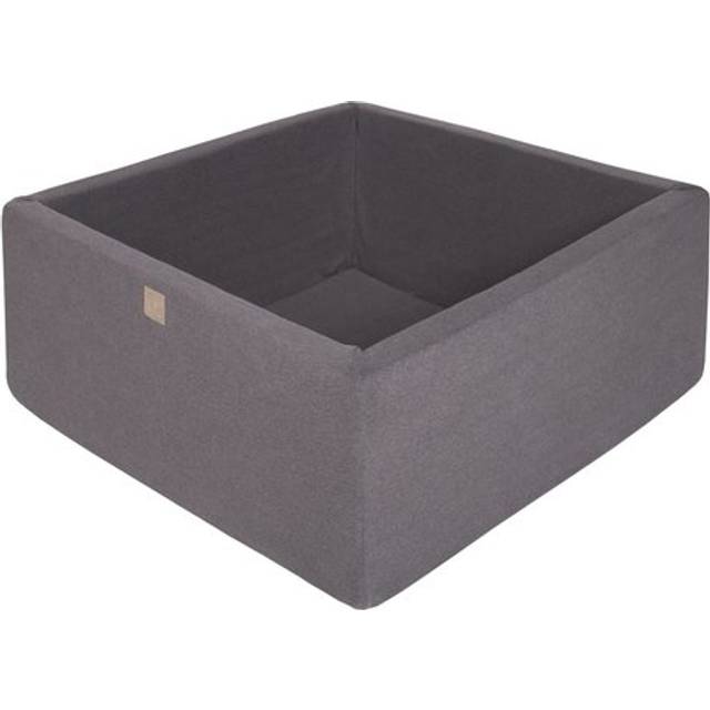 Meow Baby - Bollhav - Dark Grey Square - 110x110x40 Cm
