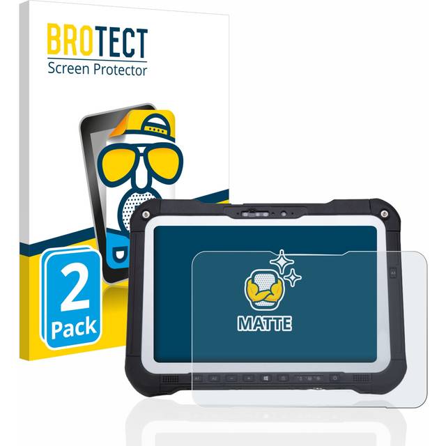 2x anti glare screen protector for panasonic toughbook fz-g2 matte protection