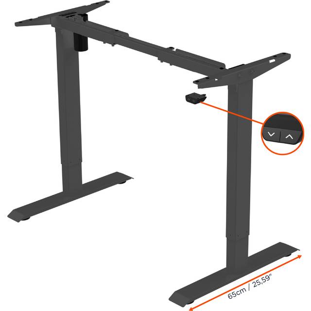 celexon elektriskt höjdjusterbart skrivbord Economy eAdjust-71121 - svart