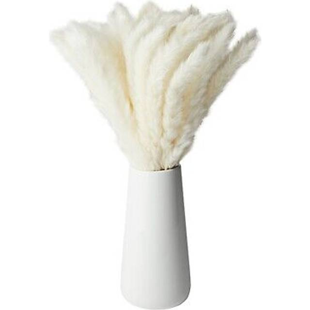 Natural Dried White Pampas Grass with Ceramic Vase for Wedding Recepti