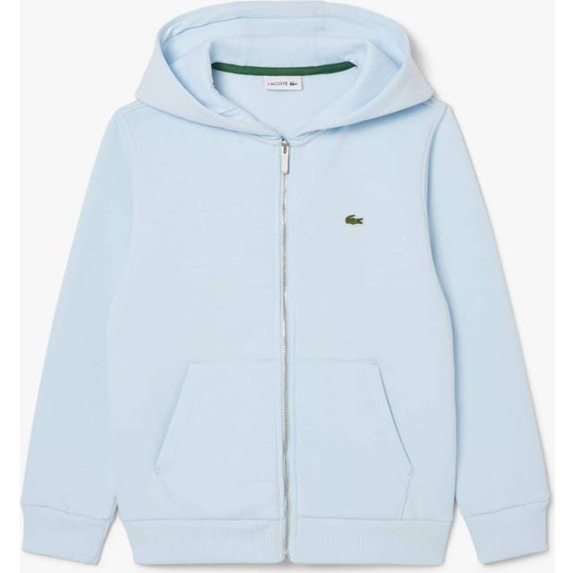 Lacoste Fleece Zip-Up Hoodie Size 3 years Light Blue - Light blue