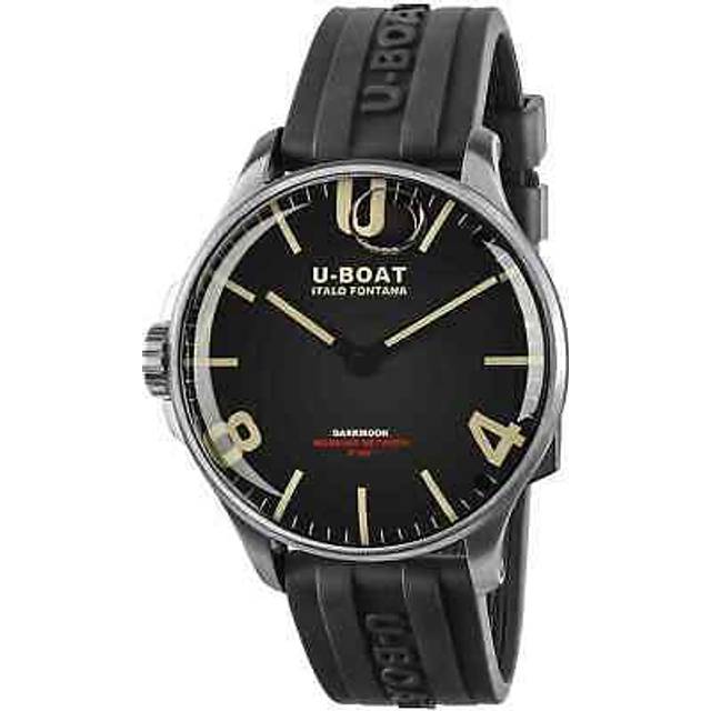U-Boat Darkmoon 44 Black SS Watch