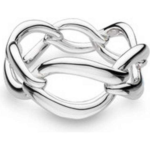 Kit Heath Silver Entwine Twine Link Ring