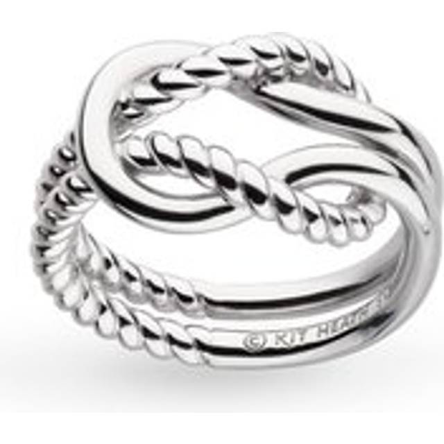 Kit Heath Silver Marina Rope Knot Ring