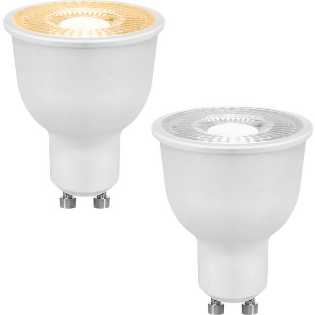 9w led gu10 spotlight bulb warm 3000k or cool white 6500k 5 pack or 10 pack