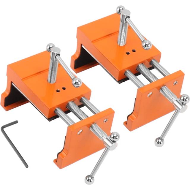 2pcs Cabinet Claw Aluminum Alloy Cabinet Claw Clamps for Installing Cabinetry Face Frame Orange