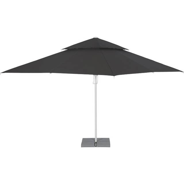 Parasoll 4x4 m, svart