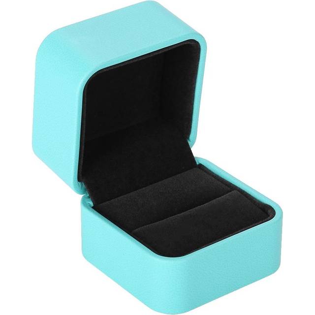 PU Leather Jewelry Storage Box Jewel Gift Accessories Packing Case (Ring Box)
